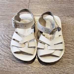 Salt Water Sun-San Swimmers in White size 5